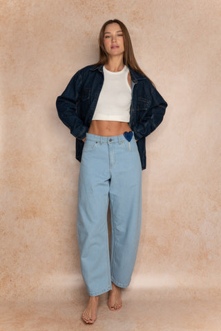 The Bubble Cropped Jean