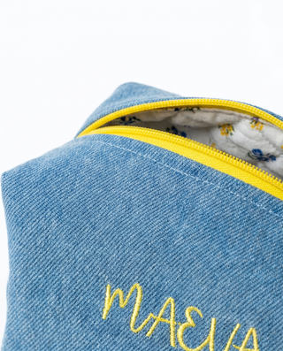 The Flower Makeup Bag Crinolino x Maeva Jeans