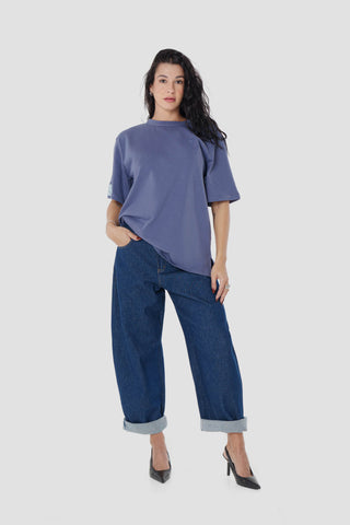 The Oversized T-shirt Dusty Blue